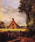 A Cottage in a Cornfield by John Constable